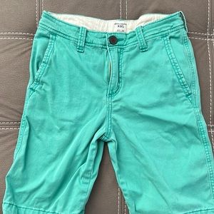 Abercrombie Kids Boys Caribbean Green Shorts Size 13/14